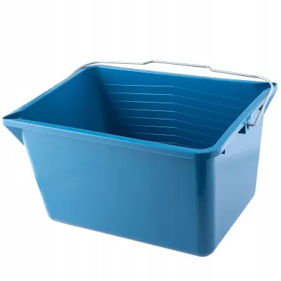 Vedro za barvo 12 L Pravokotno plastično vedro za barvo z ročajem