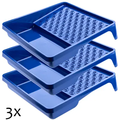 pladenj za barvo velik 320x350 mm za valjček za barvanje komplet pladnjev za valjčke 3 kosi