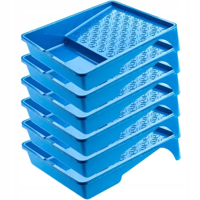 pladenj za barvo velik 255 x 330 mm za valjček za barvanje komplet pladnjev za valjčke 6 kosov