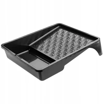 Velik pladenj za barvo 255 x 330 mm za valjček za barvanje Posoda za valjček črne barve Velika