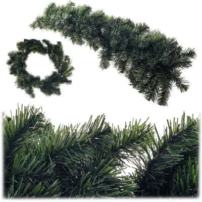 Božična jelka, verižica, gosta, 100 cm, umetna smreka, zelena