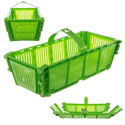 Zložljiva košara za sadje in jagode plastika 2 kg