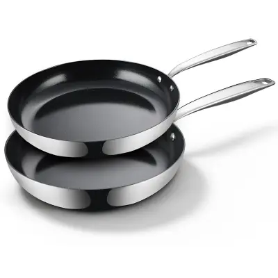 BE Living Set ponev Essential Black 24-28 cm nerjavno jeklo