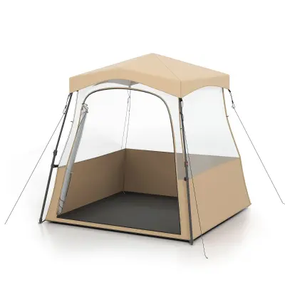 Prozoren pop-up šotor za kampiranje, 183 x 135 x 175 cm