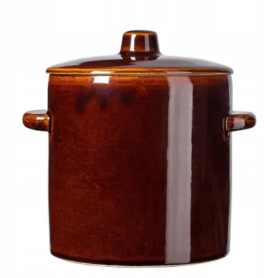 lonec za vlaganje zelja, kumar, masti, kamnite posode, 2 l, sod iz kamnite posode