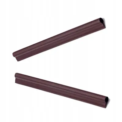 Sponke 19 cm za ograjni trak Kavlji za ograjni trak rjave barve 2 kosa