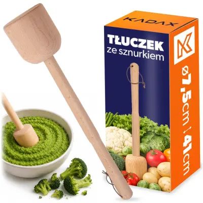 lesena metlica za fermentacijo kislega zelja 41 cm