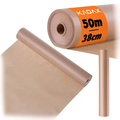peki papir 50 m x 38 cm rjav silikonski premaz na obeh straneh velik zvitek