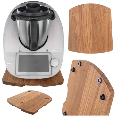 leseno stojalo za Thermomix Thermomix TM6 TM5 hrast 34x28 cm