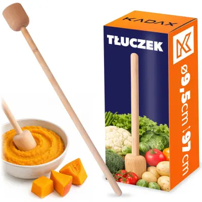 stiskalnik za kislo zelje, velik lesen, 97 cm