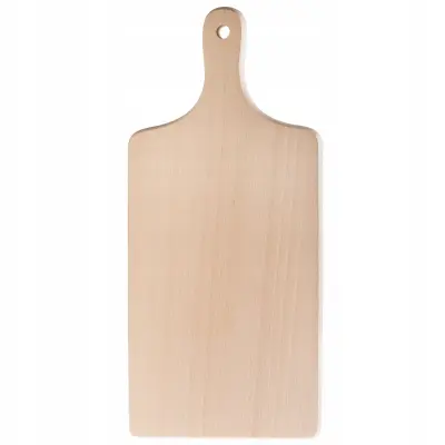 Lesena kuhinjska deska za rezanje Tradicionalna z ročajem 28x17,5 cm Bukev
