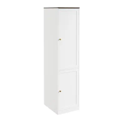 Ozka omara z dvema vratoma Bela 45x55x187cm KSB03-W