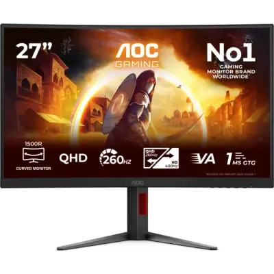AOC Agon CQ27G4Z2 27" QHD 260/400Hz 1ms ukrivljen gaming monitor