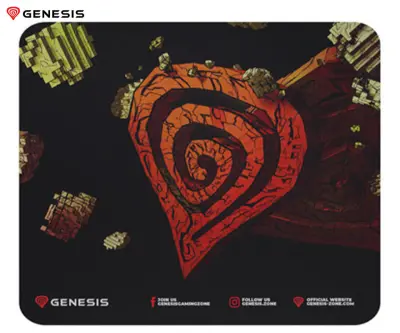 GENESIS Ancient Stone Of Genesis podloga za miško, Limited Edition, gaming / pisarniška, 250x210mm