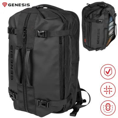 GENESIS PALLAD 570 univerzalni 2v1 nahrbtnik, za prenosnike do 17.3", 29L, potovalni / gaming