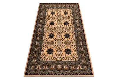 Preproga volna KASHQAI 4302 103 orientalski, okvir bež / zelena 160x240 cm