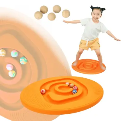 Otroška ravnotežna deska Egg z labirintom