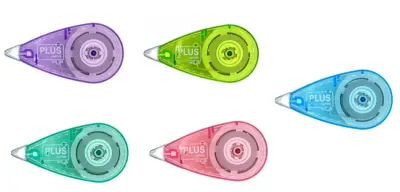 Korektura miška plus 5mm 6m mini wh-505 pastel barve mix 51660