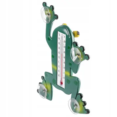 Zunanji termometer za okno s priseski in samolepilno žabo