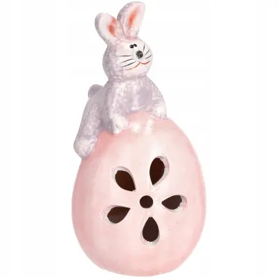 Velikonočni zajček Velikonočni okraski Figurica Keramika 19 cm