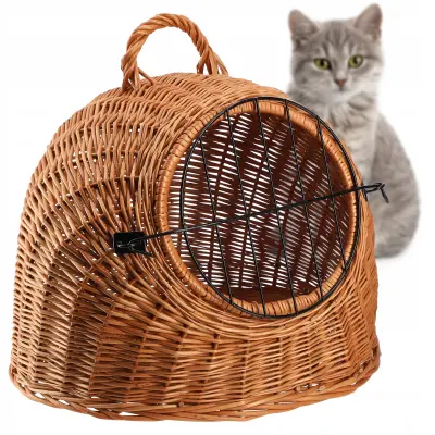 prenosna ograda za mačke, pse, zajce, kletko, pleteno ogrado za igro, košaro, trdno, 49 cm