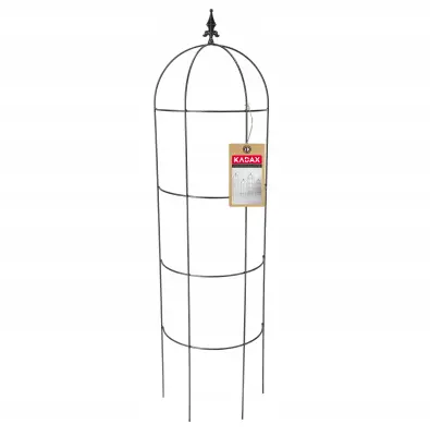 Kovinska vrtna pergola 150 cm, opora za vrtnice, trte, rože, obelisk, drog