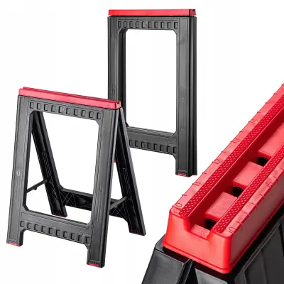 Zložljiva delovna koča, delavniški stojalnik, močna stojala, komplet 2 x 350 kg