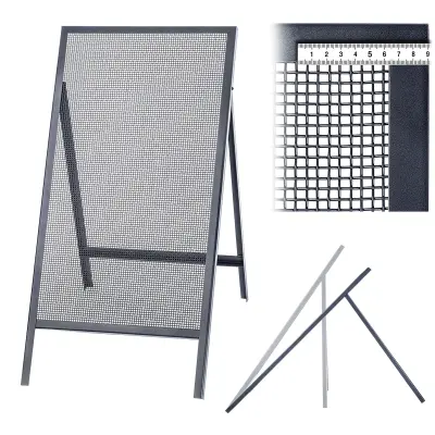 gradbeno sito za pesek, zemljo, zidake, 120x60cm, gramoz, mreža 6mm