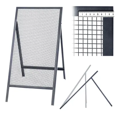 gradbeno sito za pesek, zemljo, zidake, 120x60cm, gramoz, mreža 10mm