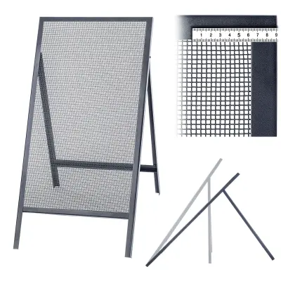 gradbeno sito za pesek, zemljo, zidake, 120x60cm, gramoz, mreža 4mm