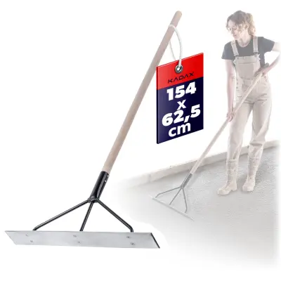 Ročaj za razporejanje betonske estrihe 625x90 mm