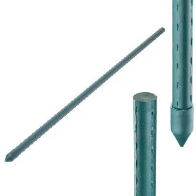 Podporni drog za rastline 90 cm, kol za paradižnikov cvet, prevlečeno jeklo 16 mm