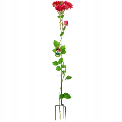 Podpora za cvetlične rastline, kovinsko stojalo za rože, vrtnica, 140 cm