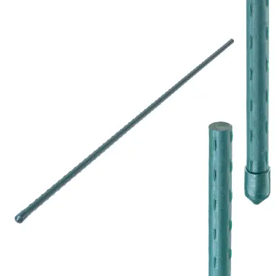 Podporni drog za rastline 90 cm, kol za paradižnikov cvet, prevlečeno jeklo 11 mm