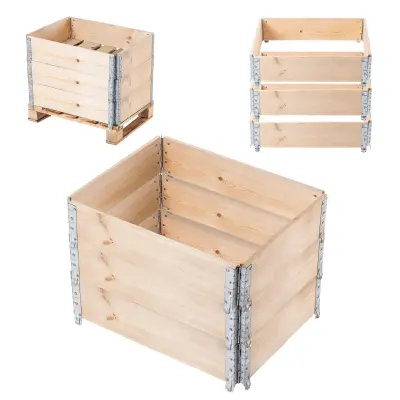 Leseni podaljšek iz palet 60x80 cm, postelja iz palet, paket 3 kosov