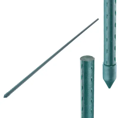 Podporni drog za rastline 180 cm, kol za paradižnikov cvet, prevlečeno jeklo 16 mm