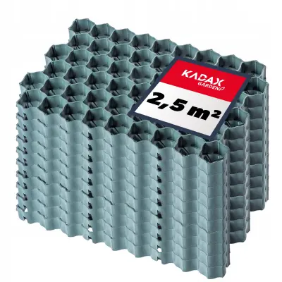 Geogrid Parkirna Travna Mreža 60x40x4 cm 10 kosov Vrt 590 ton/m2