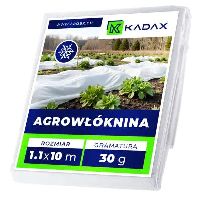 Agrotekstil bela 1,1 x 10 m 30 g zimsko-pomladanska prevleka za rastline