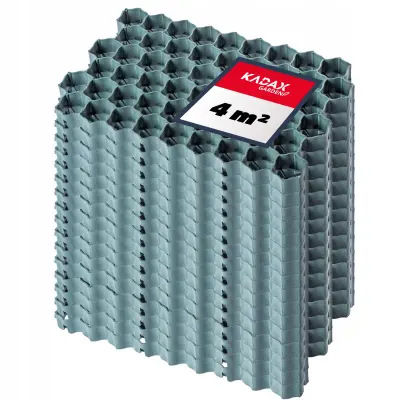 Geogrid Parkirna Travna Mreža 60x40x4 cm 16 kosov Vrtna 590 ton/m2