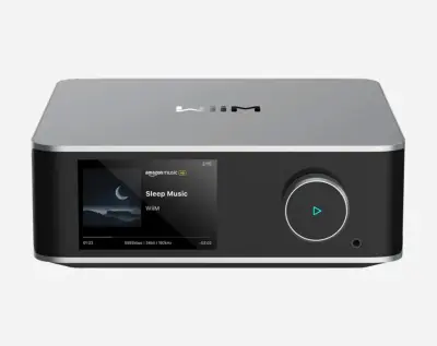 WiiM Amp Ultra – vrhunski Hi-Fi ojačevalnik in streamer z zaslonom - silver