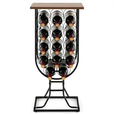 Stojalo za vino s snemljivimi kolesi
