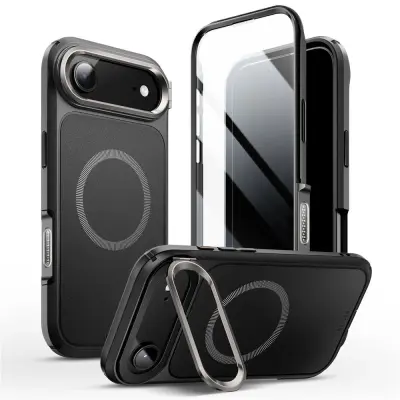 OVITEK SUPCASE IBLSN ARES FLIP MAGSAFE ZA IPHONE 17 Z ZAŠČITO PRED ZRAKOM