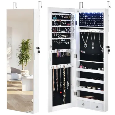 Organizer za nakit z LED-osvetlitvijo Toaletka