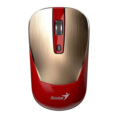NX-7125 preprosta in zanesljiva brezžična miška Gold/Red plug-and-play 31030044403 Copilot