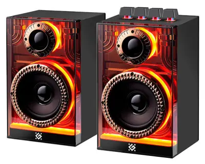 Futuro 20W 2.0 prenosni in gaming zvočniki z RGB, USB/AUX/BT 5.3 (65087)
