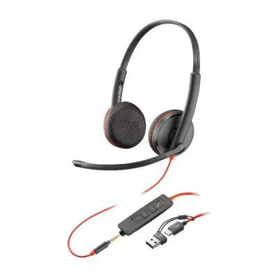 Plantronics Blackwire 3225 USB-C 8X229A6 (209751-201) črne slušalke