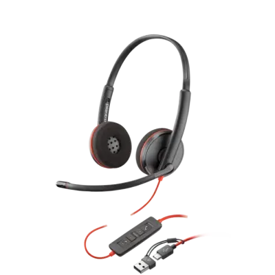 Plantronics Blackwire C3210 USB-C/A – profesionalne slušalke z mikrofonom 8X2J9A6 (209749-104)
