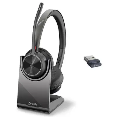 Brezžične Bluetooth slušalke  Plantronics Voyager 4320-M črne s polnilno postjo 218476-02 / 77Z00AA