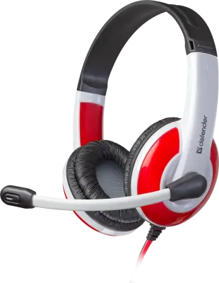 Warhead G-120 (64098) regulacija glasnosti bele/rdeče, naglavne slušalke z mikrofonom