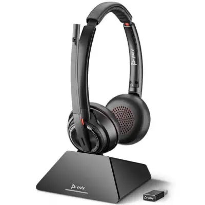 Savi 8220 UC Microsoft Teams DECT 1880-1900 MHz USB-A slušalke 8D3F5AA, 209214-02